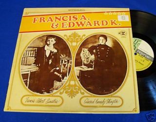Frank Sinatra Francis A Edward K LP FS 1024 Import Piranha Records 