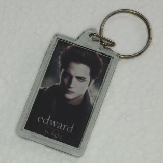 2X Twilight New Moon Edward Cullen Robert Pattinson Photograph Keyring 