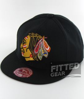 Chicago Blackhawks XL Vintage Mitchell & Ness Fitted Hat Cap