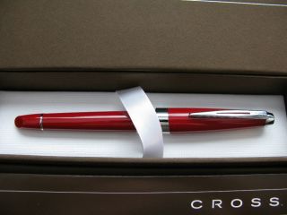 Cross Fire Engine Red Aventura Roller Ball Selectip Pen Stocking 