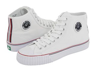 PF Flyers Center Hi Re Issue White Canvas/Natural Canvas Twill 
