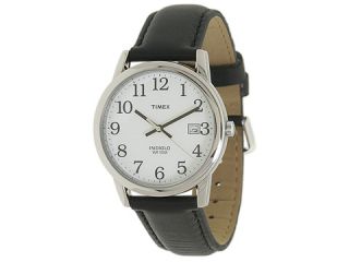 Timex Core Easy Reader Black Leather Strap/White Dial   Zappos 
