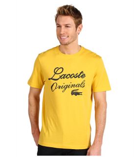 lacoste s s scripted graphic t shirt $ 55 00