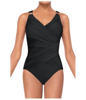 spanx swimwear whittle waistline draped one piece $ 198 00