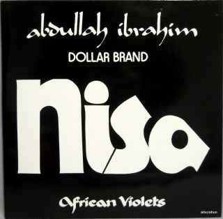Abdullah Ibrahim Dollar Brand Nisa African Violets 1978 LP Swiss Free 
