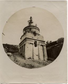 1890s PHOTO HOLY LAND ABRAHAMS TOMB KODAK No 2