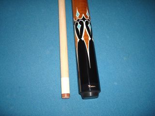 Kaiser Pool Cue Layered Leather Tip Discontinued Stick Custom Pool Cue 