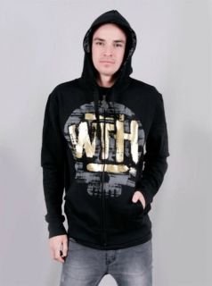 Abbey Dawn by Avril Lavigne what The Hell Gold Foil Hoodie s Small 