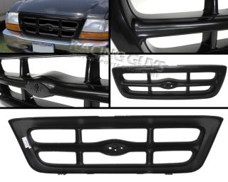 1998 1999 2000 Ford Ranger Pickup Style Black Front Grille Grill New 