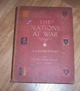 World War I Book The Nations at War Willis John Abbot