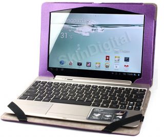 5in1 Accessory Bundle for Asus Eee Pad Transformer TF300 Purple 
