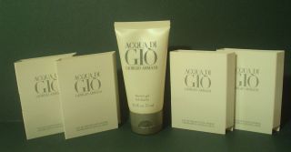 Acqua Di Gio for Men Shower Gel 4 Samples