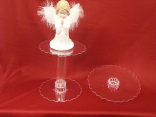 Clear Acrylic Party Centerpiece Cupcake Cake Stand