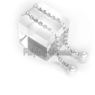 pcs clear acrylic jewelry display stand 2x2x2cm cube