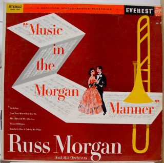 RUSS MORGAN music in the manner LP Mint  SDBR 1054 Everest Stereo 