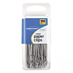 Swingline Acco Jumbo Paper Clips 71745 3 Packs of 100 or 300 Clips New 