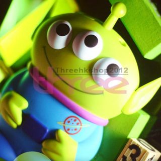 3D 3 Eyes Alien Toy Story Movable Eye Hard Case Cover for iPhone 4 4G 