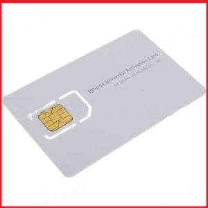 Universal Activation Sim Card for Unlocking iPhone 2G 3G 3GS 4Gs 