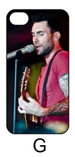ADAM LEVINE Hard Back Case Cover for iPhone 4 4S 5 MAROON 5