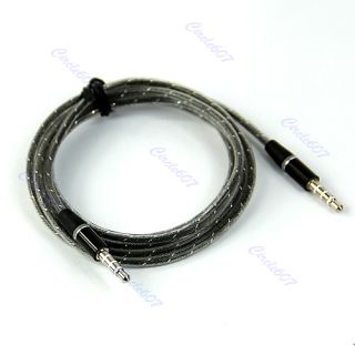 1m 3 5mm male to male jack audio stereo extension cable adapter for 