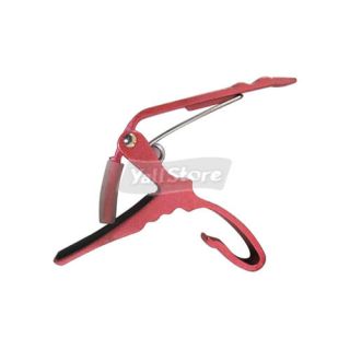 Quick Change Guitar Capo for Acoustic Electric Guitar Red