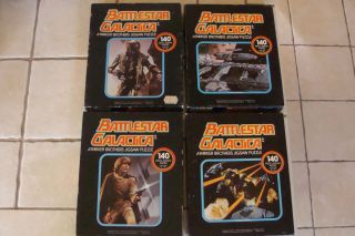   Battlestar Galactica Puzzle Lot Parker Brothers Starbuck Adama Apollo