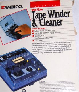 Ambico Model V 0758 8mm Video Tape Rewinder