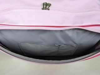 Adidas New Big Size Shoulder Messenger Bag White Pink Officail Item PU 