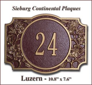 New Personalized European Home Office Address Plaque