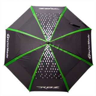 TaylorMade 64 inch Double Canopy Golf Umbrella, Rocketallz, RBZ, Black 
