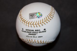 Adrian Gonzalez Red Sox Signed GG Baseball   MLB