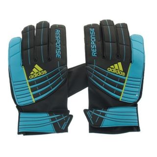 Adidas Graphic Response Replique Goalie Goalkeeper GK Gloves Black 