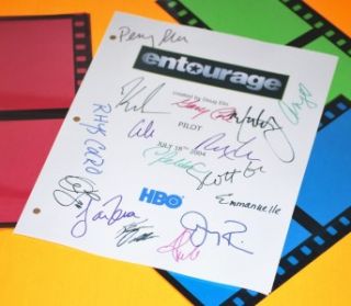 Entourage Pilot Script Signed rpt 17x Mark Wahlberg Kevin Connolly 