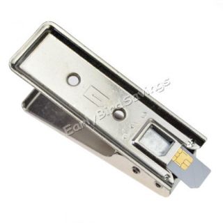 New Silver Micro Sim Card Cutter 2 Adapter for iPhone 4 4G