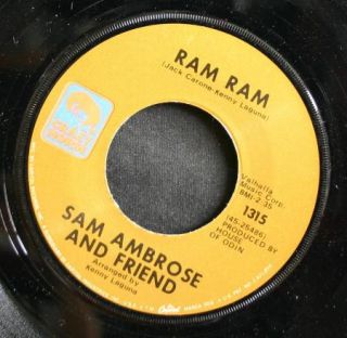 Northern Soul 45 Sam Ambrose Friend on Crazy Horse RAM RAM Listen 