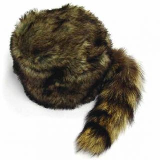 Raccoon Tail Adult Size Hats Coon Hats Animal Novelty