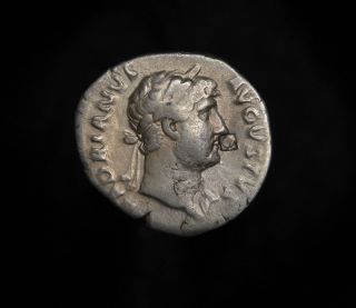 Ancient Roman Silver Denarius Countermark Libertas Coin of Emperor 