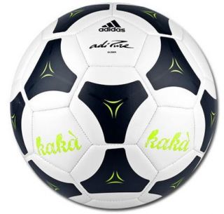 NEW adidas AdiPURE GLIDER 2011 KAKA Soccer Ball Size 5 White Black 