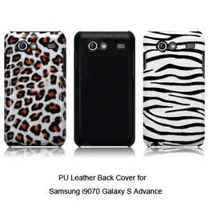   Case for Samsung i9070 Galaxy s Advance Leopard Zebra Blac