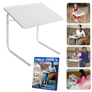 Portable Table Mate Adjustable Folding Bed Tray Laptop TV Dinner Desk 