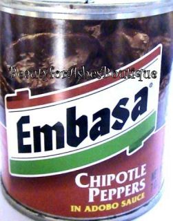 Embasa Authentic Mexican Chipotle Peppers adobo Sauce
