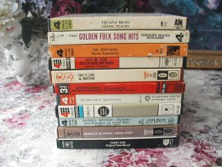Lot of 11 * Vintage 4 Track Stereo Tapes Reel to Reel Music Broadway 