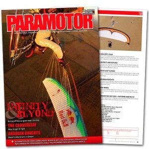Here is what you will find in this issue of Paramotor Magazine