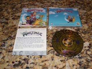 MORTIMER & THE RIDDLES OF THE MEDALLION PC GAME CD ROM XP TESTED NEAR 
