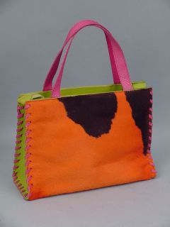   lancaster pa 17602 new leather pony fur handbag by adrienne vittadini