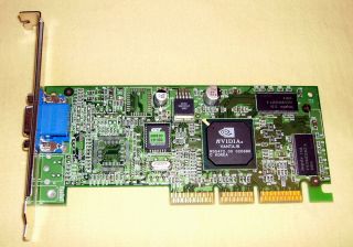 NVIDIA Vanta 16 VGA AGP Video Card TVCS 1201