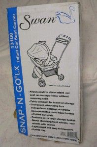 New Swan Snap N Go LX Infant Car Seat Carrier Frame Stroller Carriage 