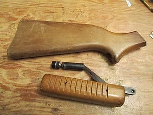Vintage BB gun Airgun Crosman 760 Rifle Wooden Stock Foregrip set 