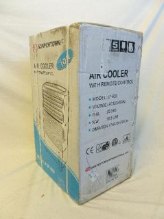   Portable Evaporative Air Cooler w Remote Control and Ionizer