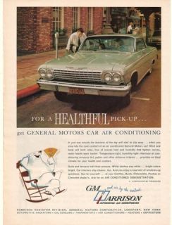 1962 Chevy Impala GM Harrison Air Conditioning Bear Ad